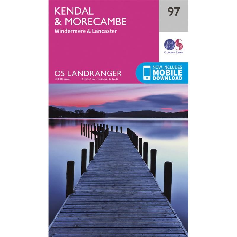OS Landranger 97 Kendal & Morecambe