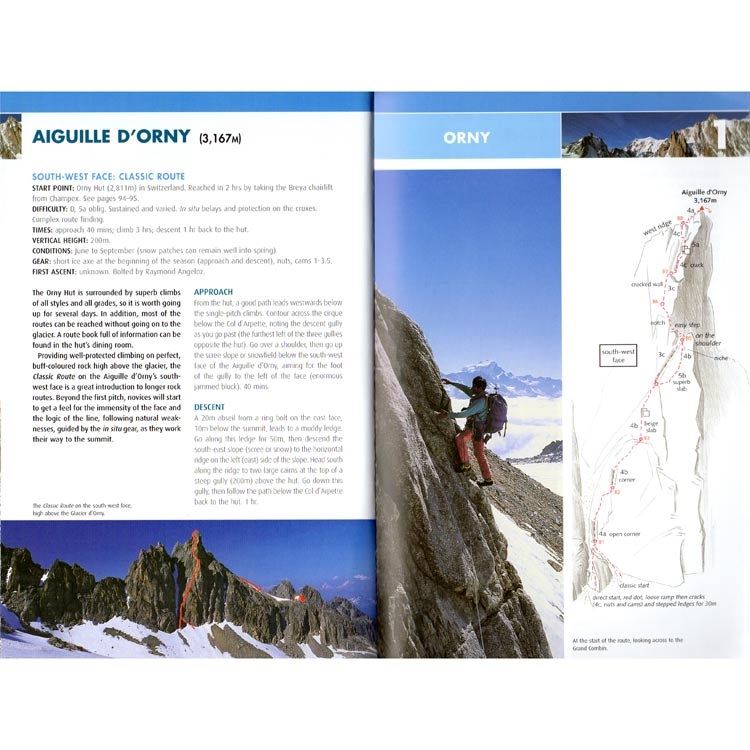 Mont Blanc and The Aiguilles Rouges - Rock Routes pages