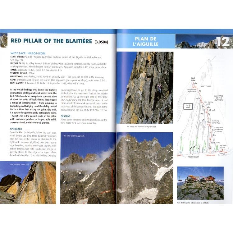 Mont Blanc and The Aiguilles Rouges - Rock Routes pages
