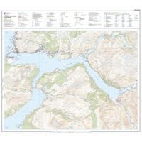 OS Explorer 413 Paper Knoydart, Loch Hourn & Loch Duich 1:25,000 north sheet