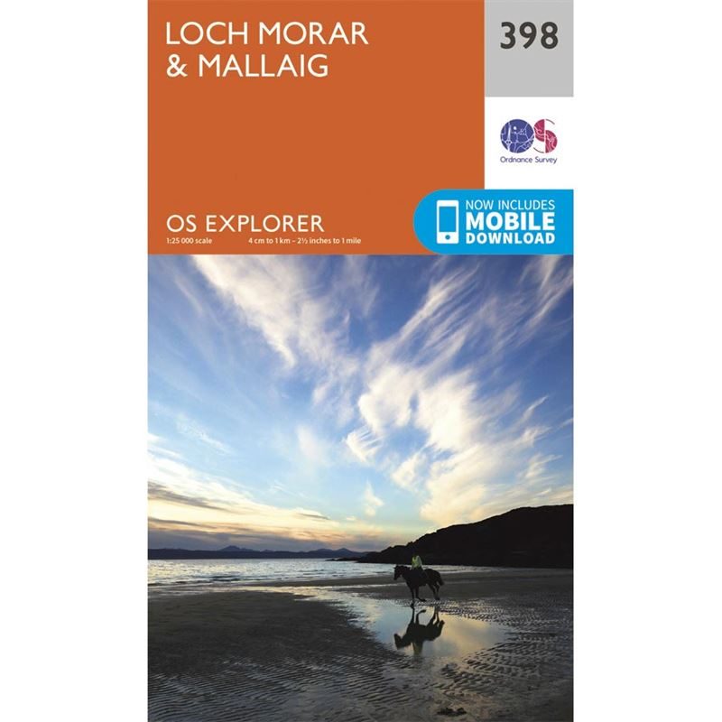 OS Explorer 398 Paper Loch Morbar & Mallaig 1:25,000