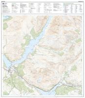 OS Explorer 377 Paper - Loch Etive & Glen Orchy west sheet