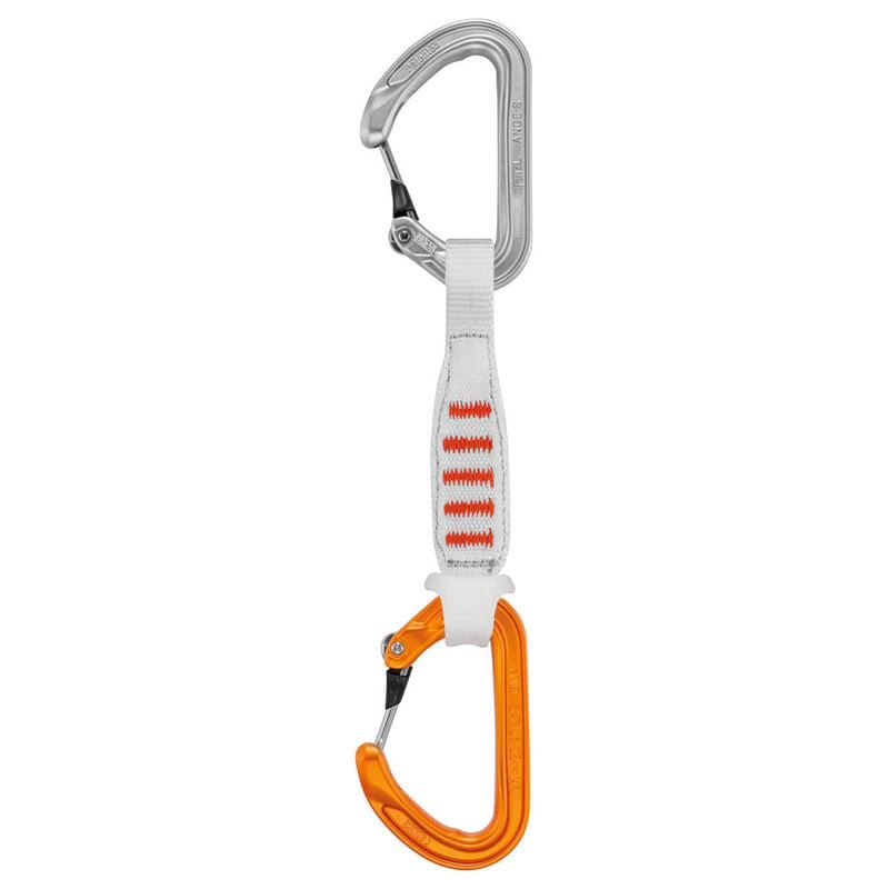 Petzl Ange Finesse Quickdraw 10cm with two Small Karabiners
