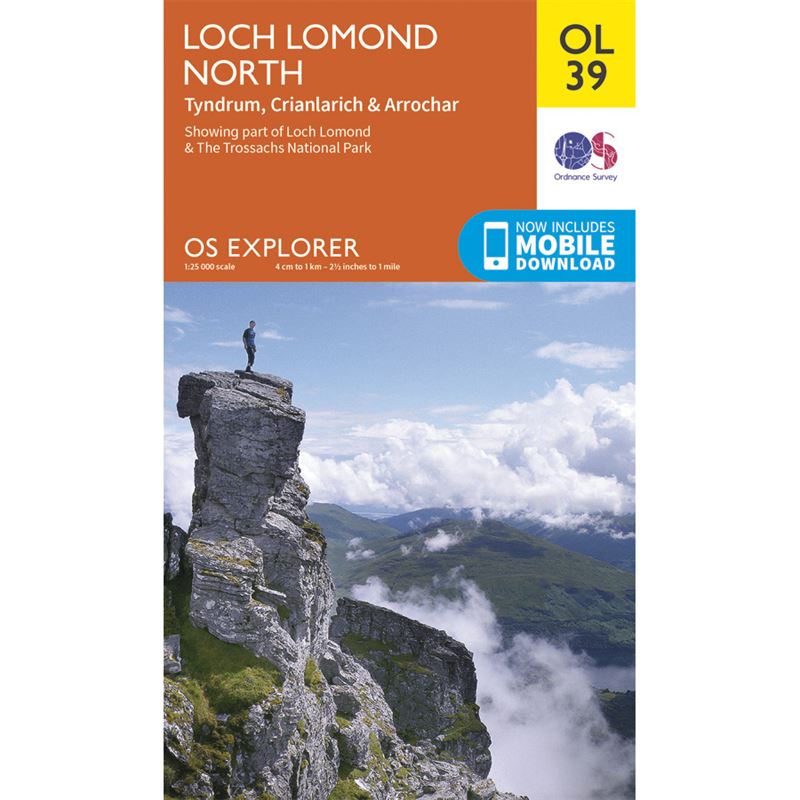 OS OL/Explorer 39 Paper - Loch Lomond North