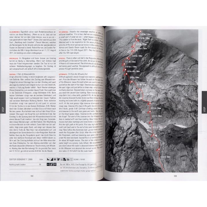 Oberwallis Climbing Guide pages