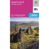 OS Landranger 23 Paper - North Skye
