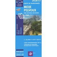 IGN 3436 ET - Meije, Pelvoux - Parc National des Écrins