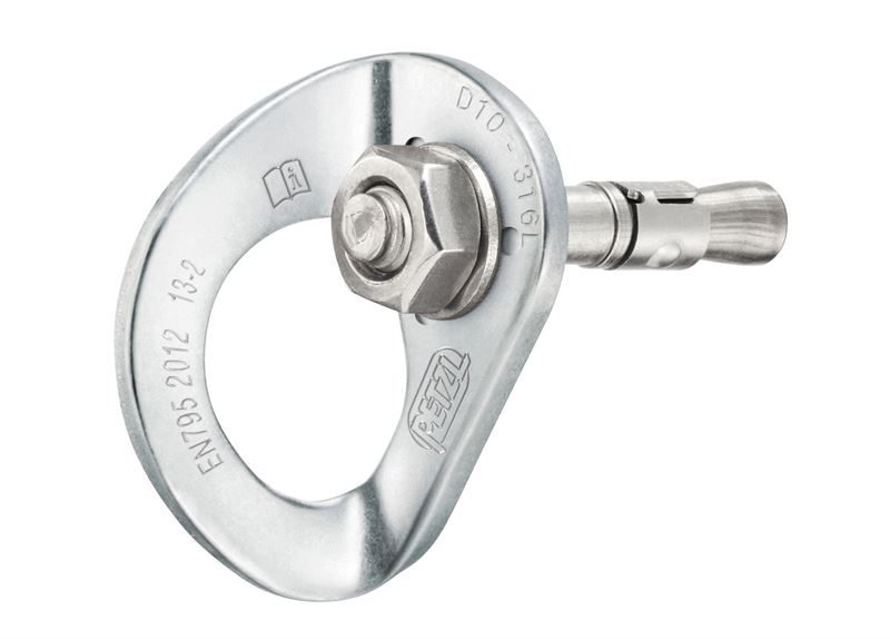 Petzl Coeur Hanger and Bolt Stainless Steel 10mm