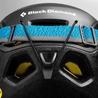 Black Diamond Vision MIPS Helmet with headtorch fitted
