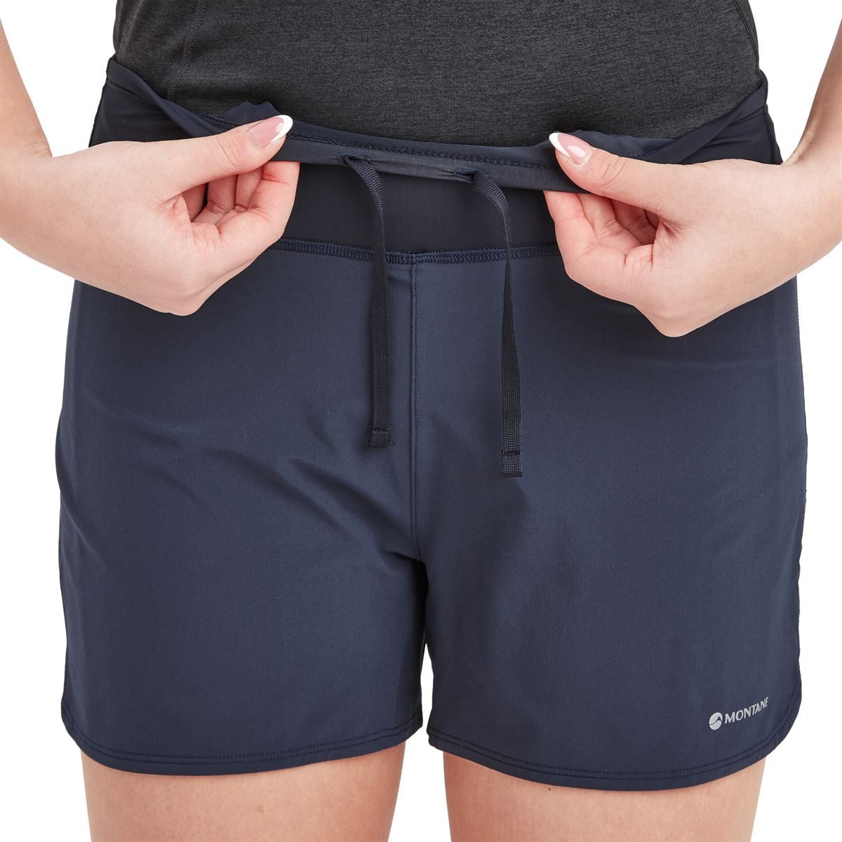 Montane Women's Slipstream Twin Skin Running Shorts - Needle