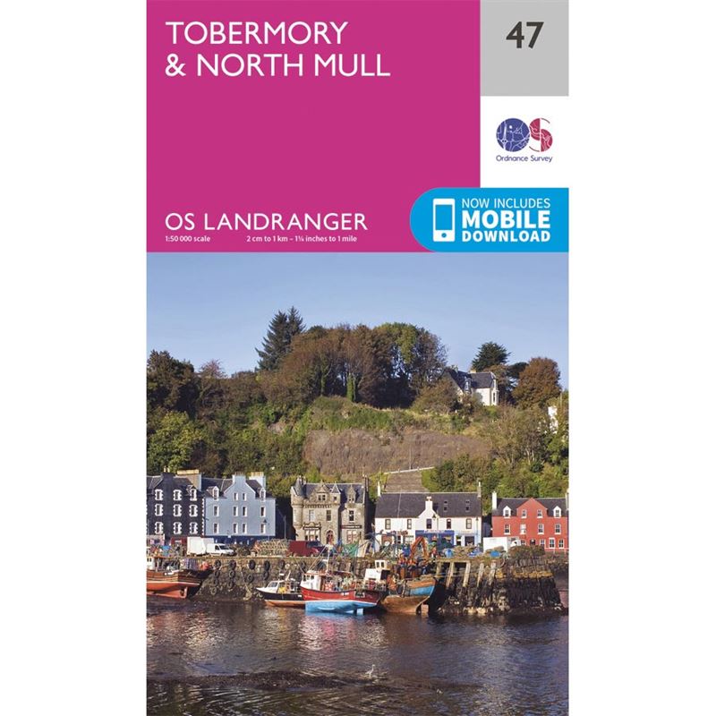 OS Landranger 47 Paper - Tobermory and North Mull