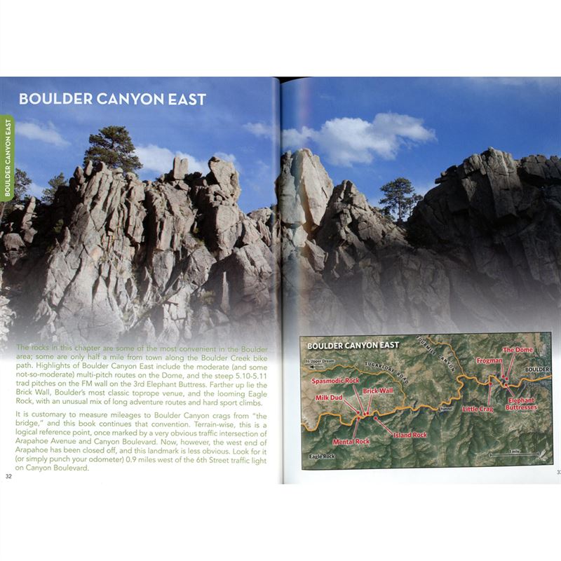 Boulder Canyon Rock Climbs pages