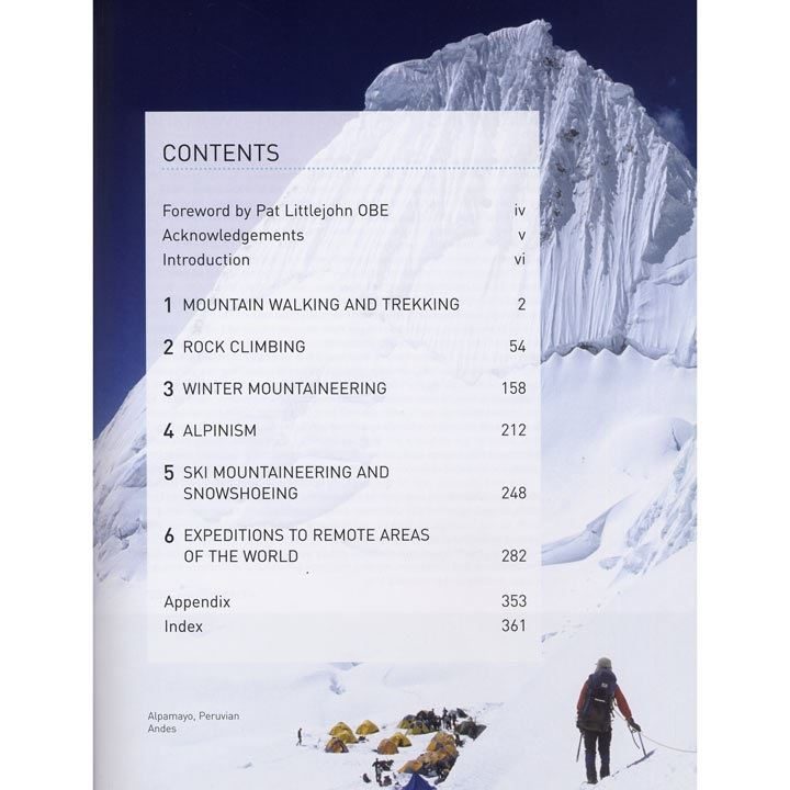 Mountaineering - The Essential Skills for Mountain Walkers contents