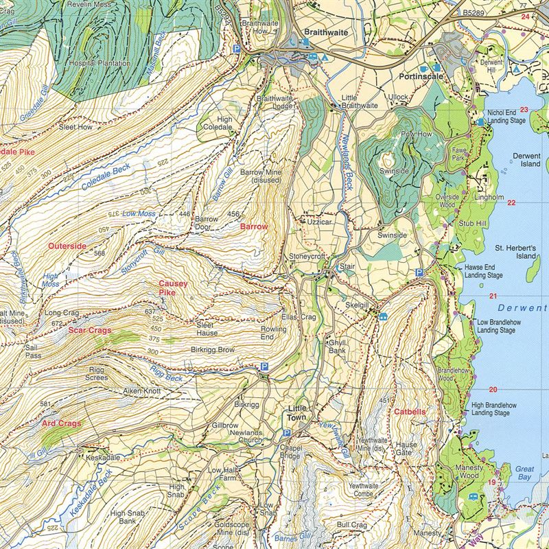 Harvey Ultramap XT40 - Lake District North sample