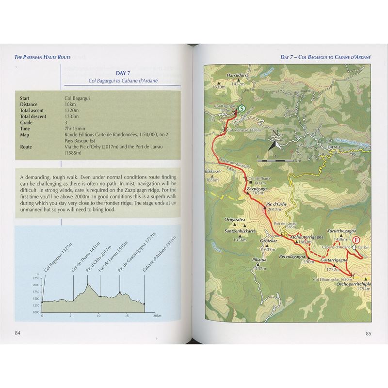 The Pyrenean Haute Route pages
