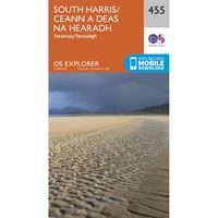 OS Explorer 455 Paper - South Harris
