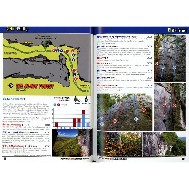 Ontario Rock Climbing pages