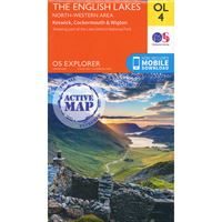 OS OL/Explorer 4 Active - The English Lakes North-Western Area 1:25,000