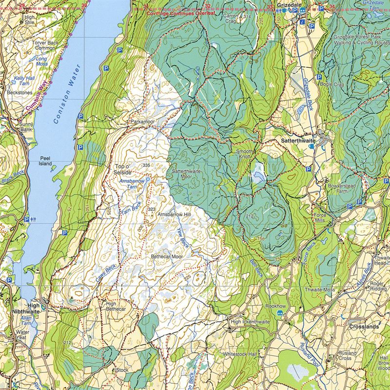 Harvey Ultramap XT40 - Lake District South-East sample