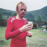Billy Bland at Wasdale en route to setting the Bob Graham Round record in 1982 (Martin Stone)