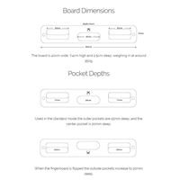 Ash Portable Fingerboard dimensions