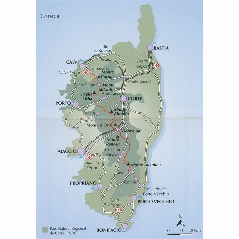 The GR20 Corsica coverage