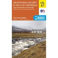 OS OL/Explorer 61 Paper - Grantown-on-Spey & Hills of Cromdale