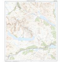 OS Explorer 436 Paper - Beinn Dearg & Loch Fannich 1:25,000 south sheet