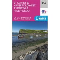 OS Landranger 157 Paper St Davids & Haverfordwest