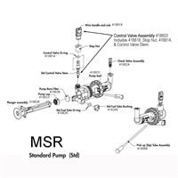 MSR Duraseal Standard Fuel Pump diagram