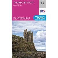 OS Landranger 12 Paper - Thurso & Wick 1:50,000