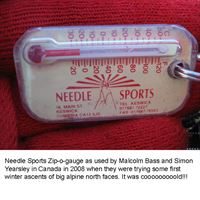 Needle Sports Zip-o-Gauge Thermometer Keyring