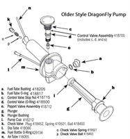 MSR Oldl DragonFly Fuel Pump diagram