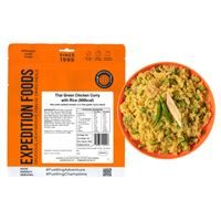 Expedition Foods Thai Green Chicken Curry with Rice (Dairy Free, Gluten Free, 800kcal)																	