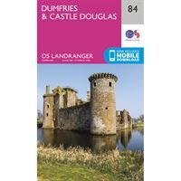 OS Landranger 84 Paper - Dumfries & Castle Douglas