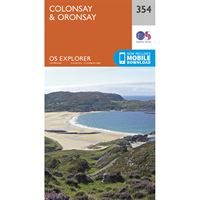 OS Explorer 354 Paper - Colonsay & Oransay