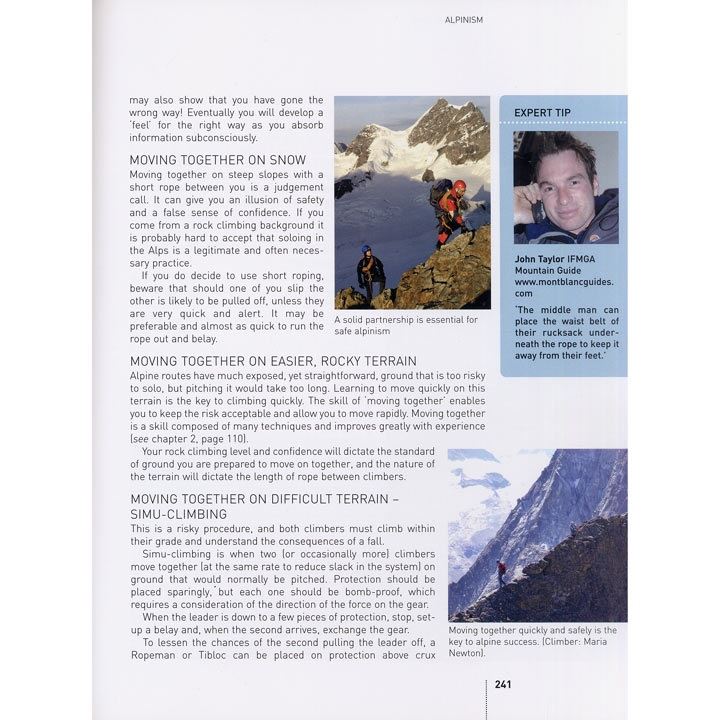 Mountaineering - The Essential Skills for Mountain Walkers page