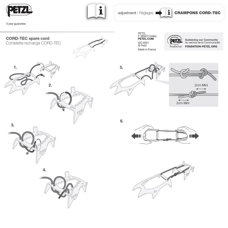 Petzl Cord-Tec (pair)