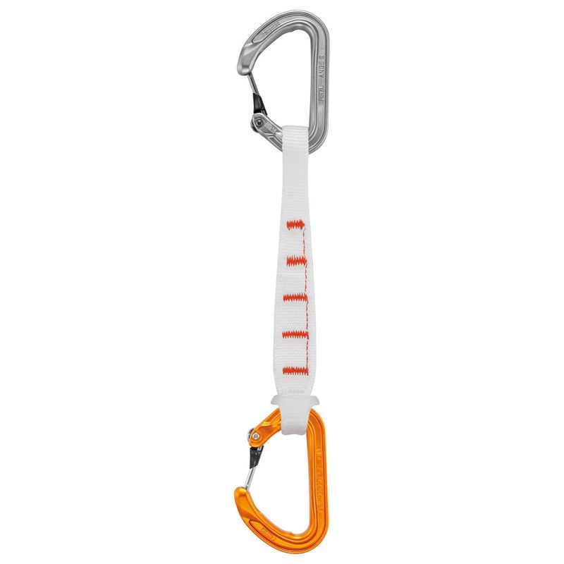 Petzl Ange Finesse Quickdraw 17cm with two Small Karabiners