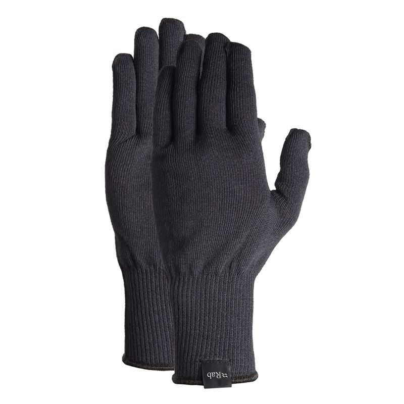 Rab Stretch Knit Glove Black