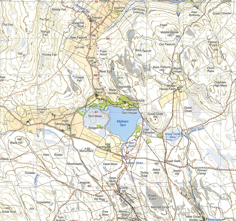 Harvey Ultramap XT40 - Yorkshire Dales South East detail