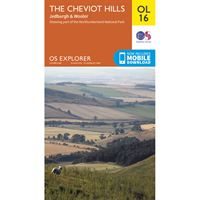 OS OL16 The Cheviot Hills
