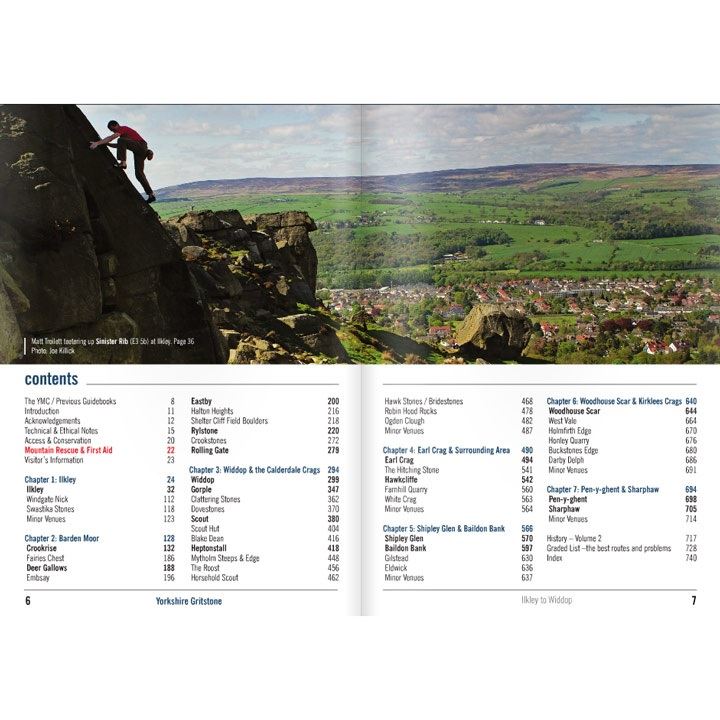 Yorkshire Gritstone Volume 2 contents
