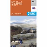 OS Explorer 321 Paper - Nithsdale & Dumfries