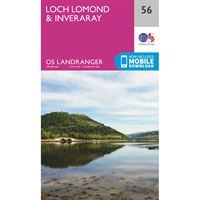 OS Landranger 56 Paper - Loch Lomond & Inveraray
