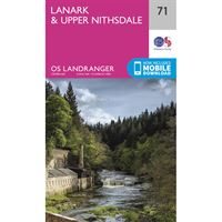 OS Landranger 71 Paper - Lanark & Upper Nithsdale